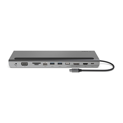 هاب USB-C بلکین 11 پورت مدل INC004BTSGY-small-image