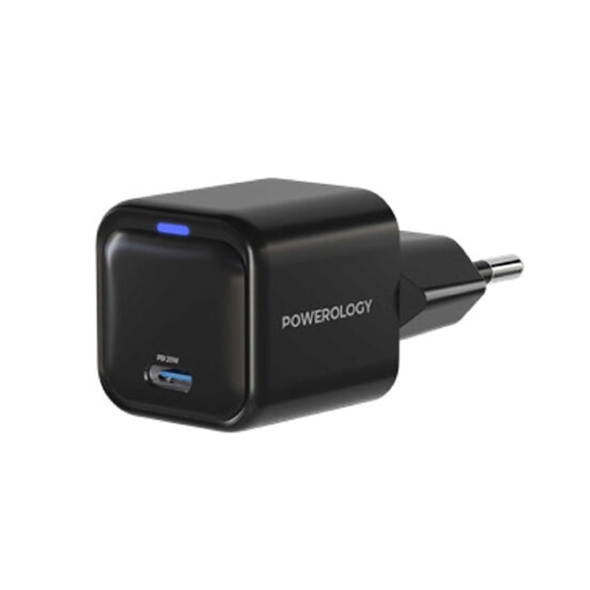 شارژر دیواری پاورولوجی مدل Ultra-Compact GaN PWCUQC015 توان 20 وات-small-image