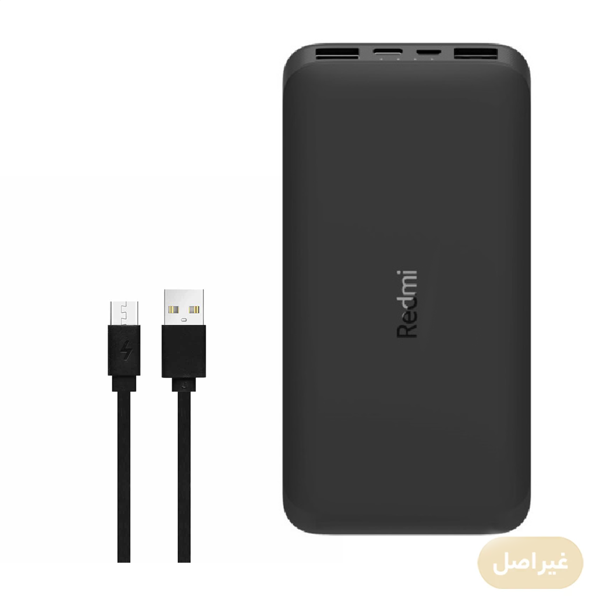پاوربانک مدل Redmi PB100LZM ظرفیت 10000 میلی آمپر ساعت به همراه کابل microUSB طرح شیائومی-small-image