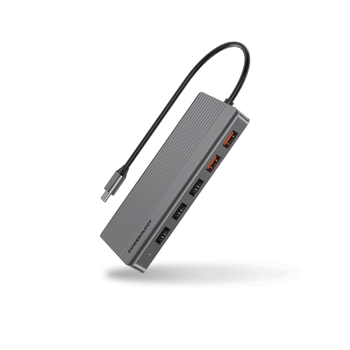 هاب USB-C پاورولوجی 12 پورت مدل P121HBCGY-small-image
