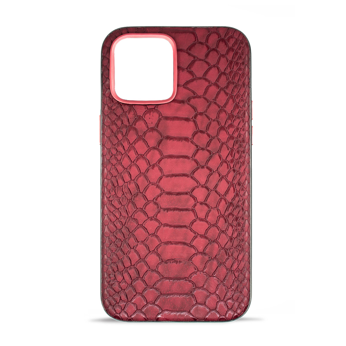 قاب گوشی اپل iPhone 12 مک کوی مدل Snake Skin چرمی-small-image