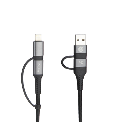 کابل تبدیل USB / USB-C به لایتنینگ / USB-C پرووان مدل PCC395PD طول 1 متر