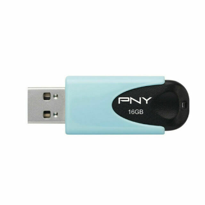 فلش مموری پی ان وای مدل ATTACHE4 TURQUOISE ظرفیت 16 گیگابایت