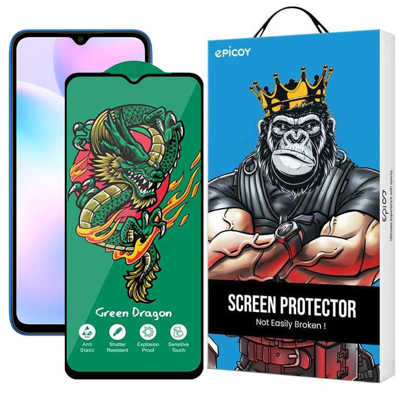 محافظ صفحه نمایش اپیکوی مدل Green Dragon ExplosionProof مناسب برای گوشی موبایل شیائومی Redmi 9i / 9i Sport/ 9AT/ 9 Activ-small-image