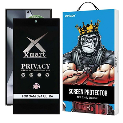 محافظ صفحه نمایش حریم شخصی اپیکوی مدل Xmart-Privacy Premium مناسب برای گوشی موبایل سامسونگ Galaxy S24 Ultra-small-image
