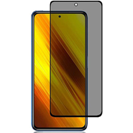محافظ شیشه ای تمام چسب Privacy مناسب برای گوشی شیائومی Poco X3-small-image