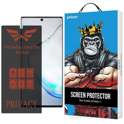 محافظ صفحه نمایش اِپیکوی مدل Nano-Privacy مناسب برای گوشی موبایل سامسونگ Galaxy Note10 Plus 