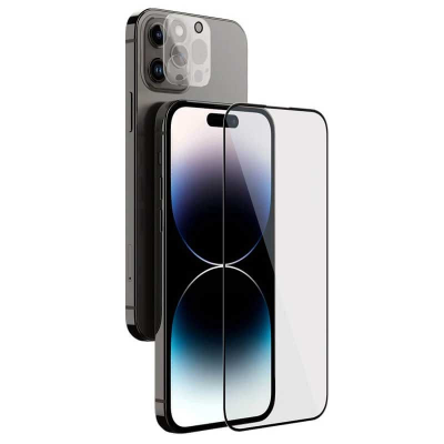 محافظ صفحه نمایش نیلکین مدل Amazing 2-in-1 HD  مناسب برای گوشی موبایل اپل iPhone 15 Pro max / 14 Pro max به همراه محافظ لنز دوربین