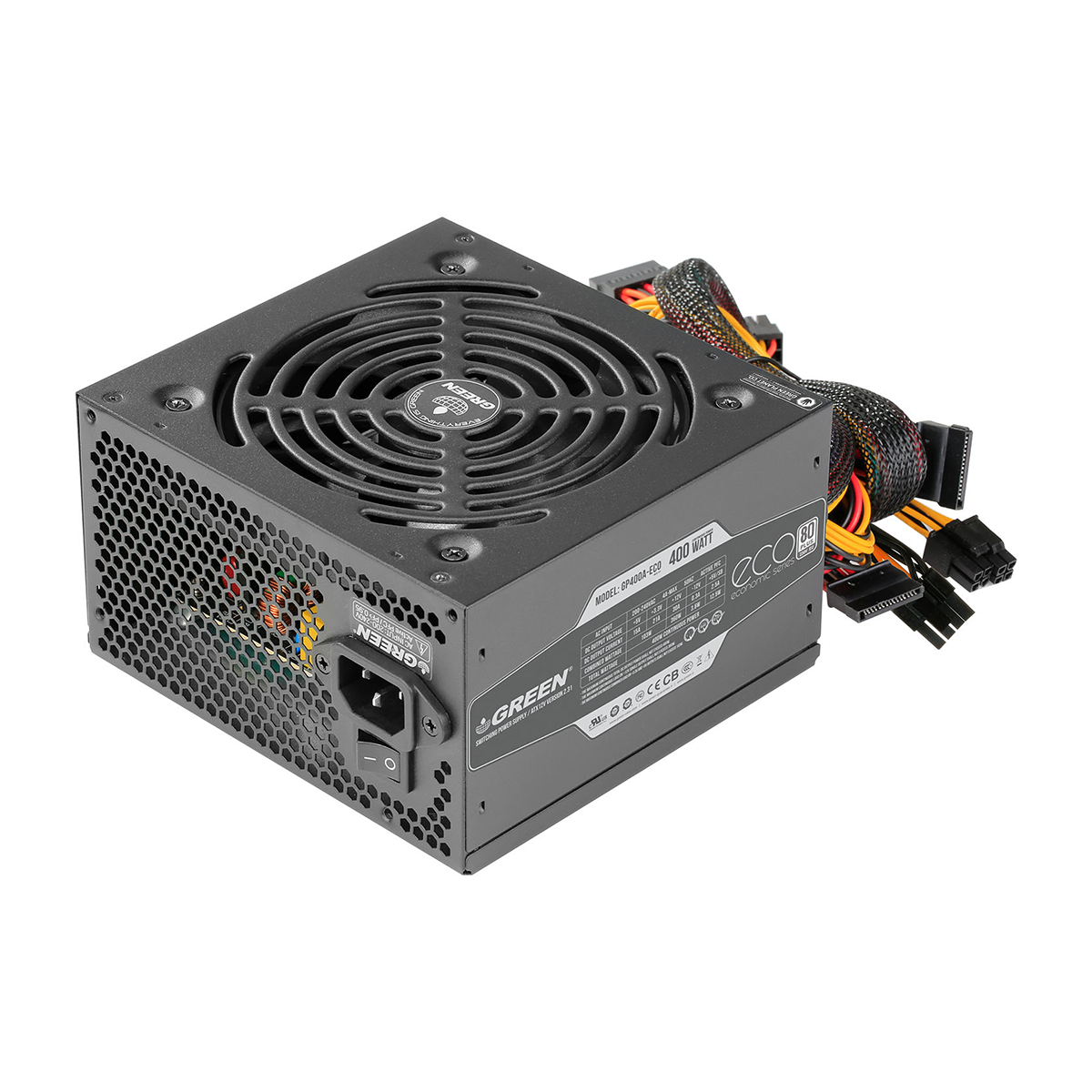 پاور کامپیوتر گرین مدل GP400A-ECO Rev3.1-small-image