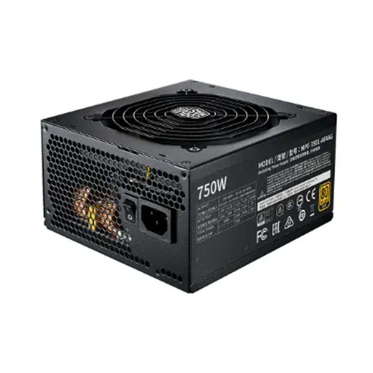 پاور کامپیوتر کولر مستر مدل MWE Gold 750 V2 Full Modular-small-image