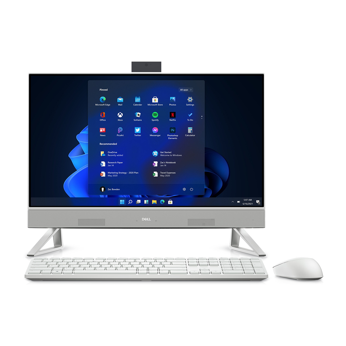 کامپیوتر All in One دل 23.8 اینچی مدل Inspiron 24 5420 i7 1355U 16GB 1TB 240GB-small-image