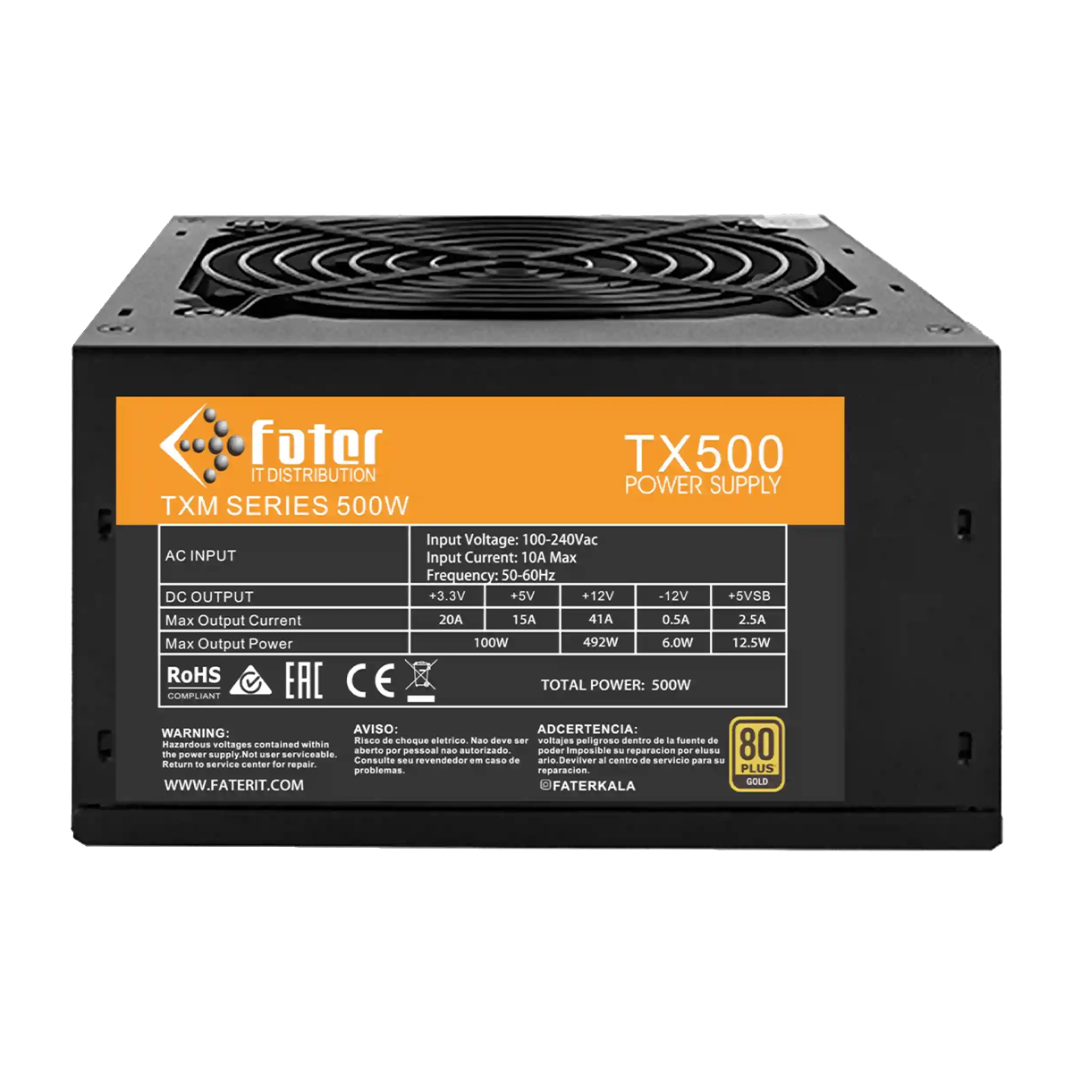 پاور کامپیوتر فاطر مدل TX500-small-image