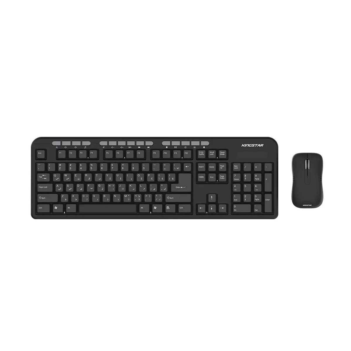 موس و کیبورد بی سیم کینگ استار مدل KBM265W-small-image