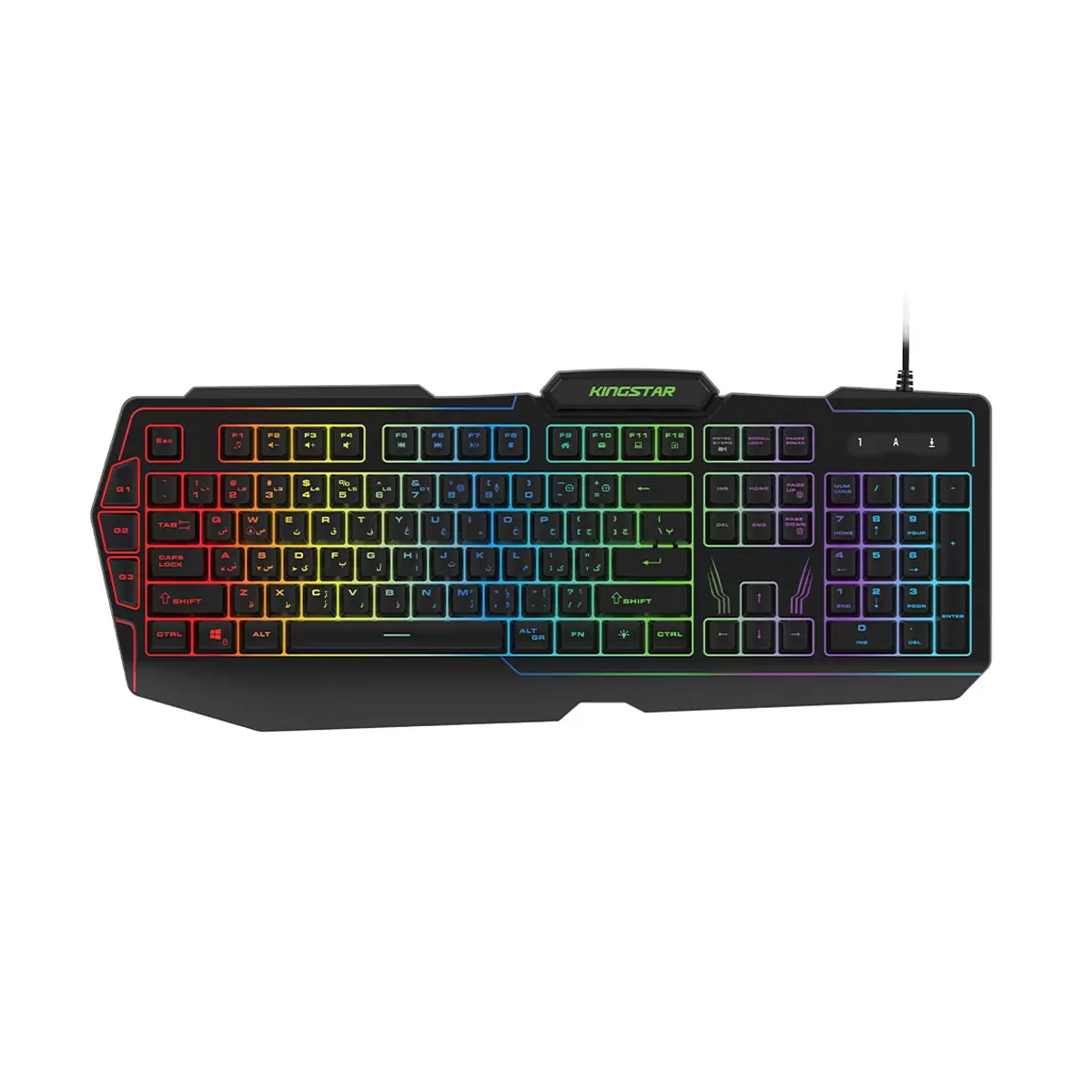 کیبورد کینگ استار مدل KB172G مخصوص بازی-small-image