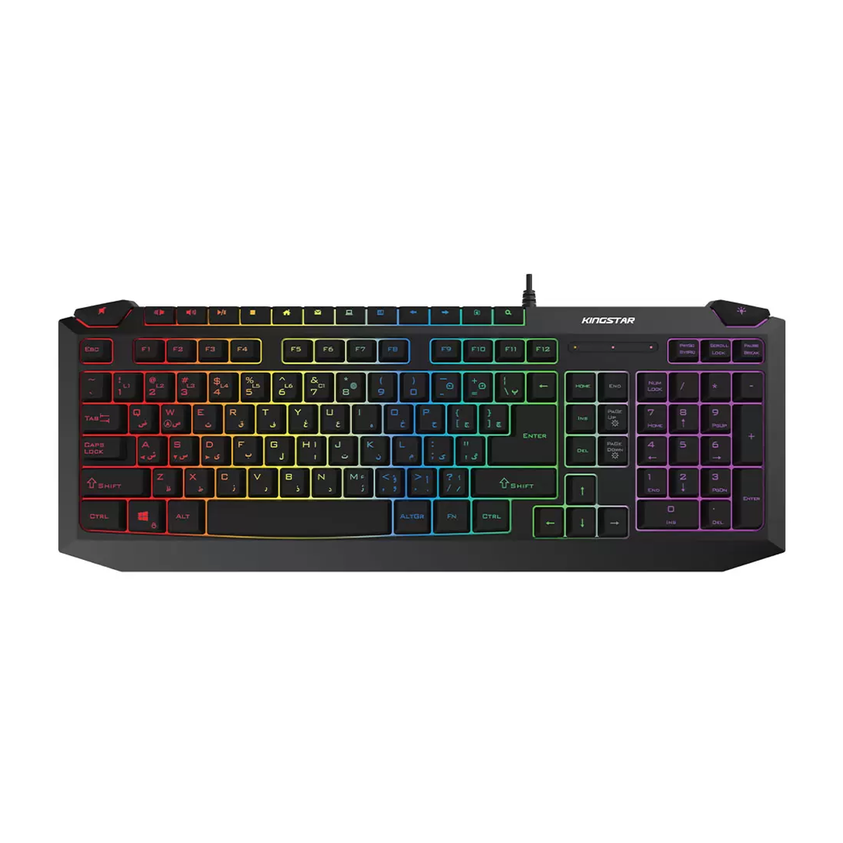کیبورد کینگ استار مدل KB165G مخصوص بازی	-small-image