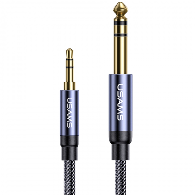 کابل تبدیل 3.5mm به 6.35mm یوسمز مدل SJ539 طول 1.2 متر