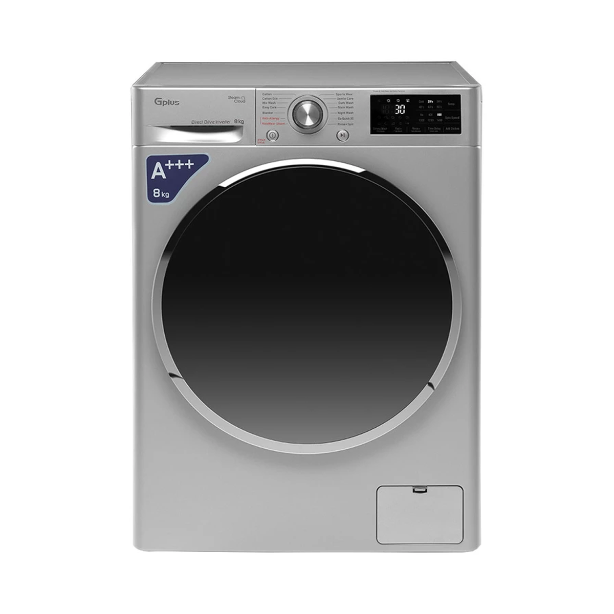ماشین لباسشویی جی پلاس 8 کیلویی مدل GWM-P880S-small-image