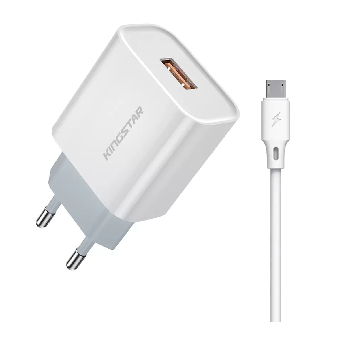 شارژر دیواری کینگ استار مدل KW141A توان 18 وات به همراه کابل MicroUSB-small-image
