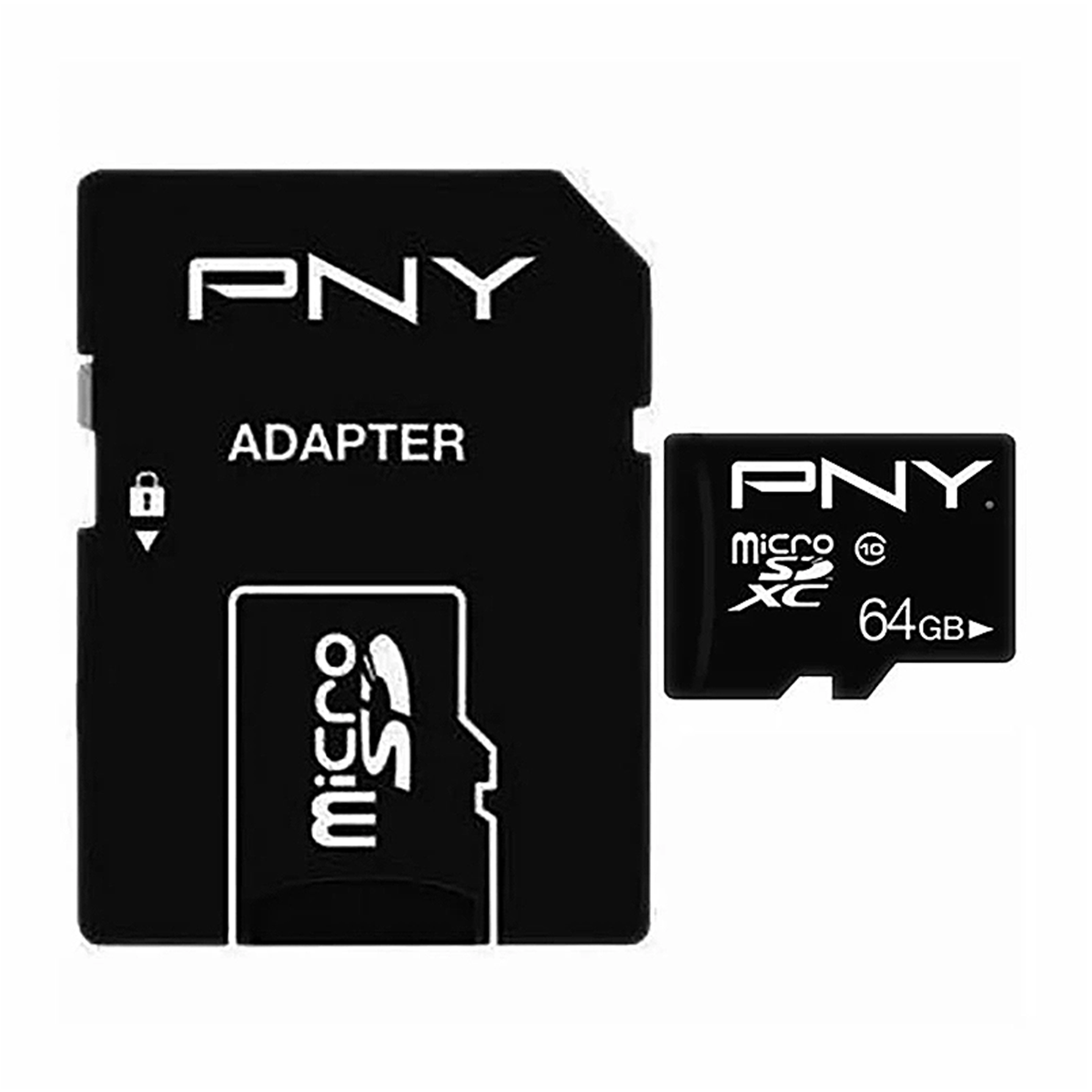 کارت حافظه MicroSDXC پی ان وای مدل Performance Plus کلاس 10 ظرفیت 64 گیگابایت به همراه آداپتور SD-small-image