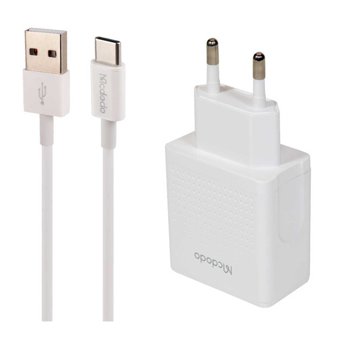 شارژر دیواری مک دودو مدل CH-3972 توان 12 وات به همراه کابل USB-C-small-image