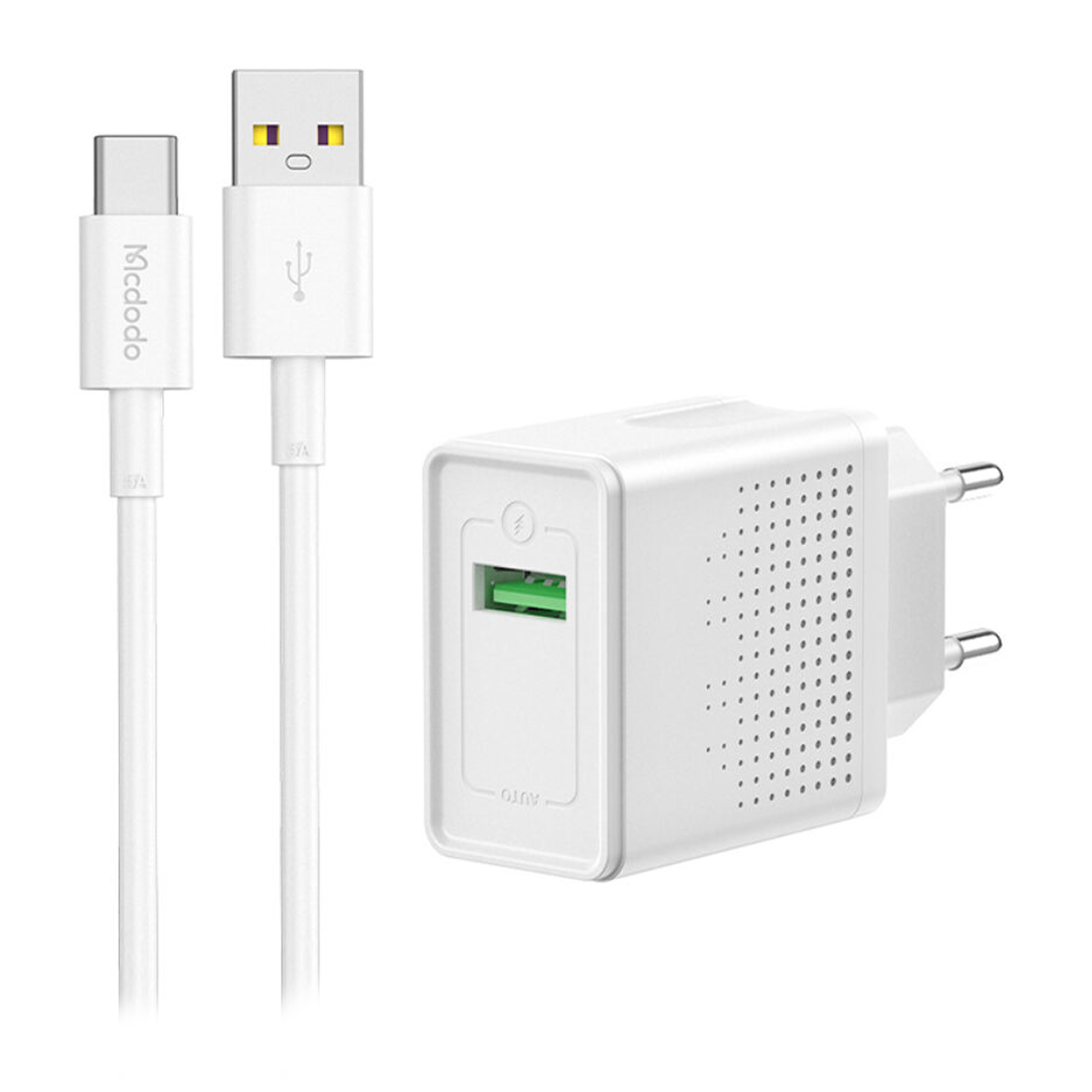 شارژر دیواری مک دودو مدل CH-5750 توان 18 وات به همراه کابل USB-C-small-image