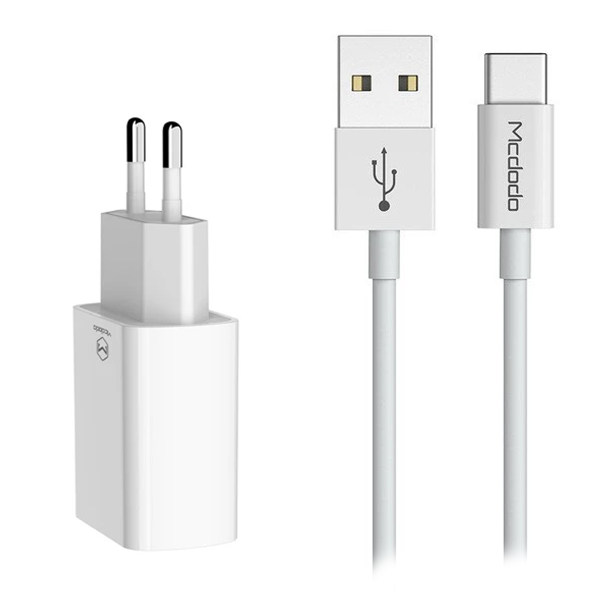 شارژر دیواری مک دودو مدل CH-6721 توان 12 وات به همراه کابل USB-C-small-image