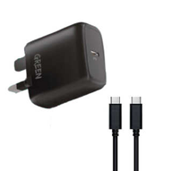 شارژر دیواری 20 وات گرین مدل COMPACT WALL CHARGER به همراه کابل USB-C-small-image