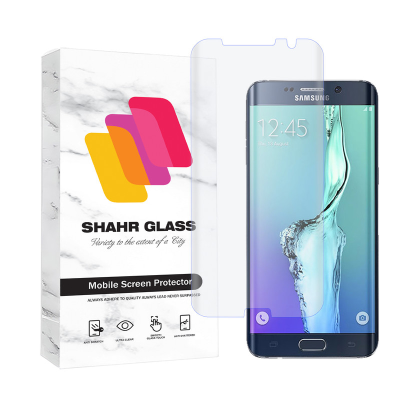 محافظ صفحه نمایش یووی شهر گلس مدل UVLIGHTSH مناسب برای گوشی موبایل سامسونگ Galaxy S6 edge Plus
