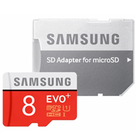 کارت حافظه microSDHC سامسونگ مدل Evo Plus کلاس 10 - ظرفیت 8 گیگابایت به همراه آداپتور SD-small-image