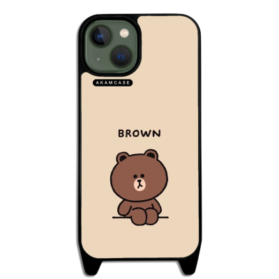 کاور آکام مدل AMCWLA13-BROWN12 مناسب برای گوشی موبایل اپل iPhone 13