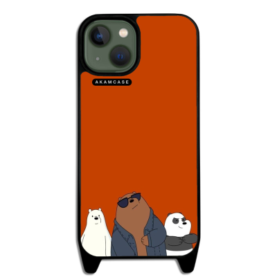 کاور آکام مدل AMCWLA13-BARE BEAR1 مناسب برای گوشی موبایل اپل iPhone 13