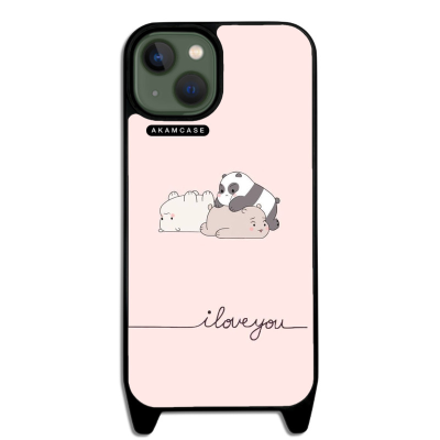 کاور آکام مدل AMCWLA13-BARE BEAR12 مناسب برای گوشی موبایل اپل iPhone 13