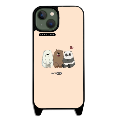 کاور آکام مدل AMCWLA13-BARE BEAR13 مناسب برای گوشی موبایل اپل iPhone 13