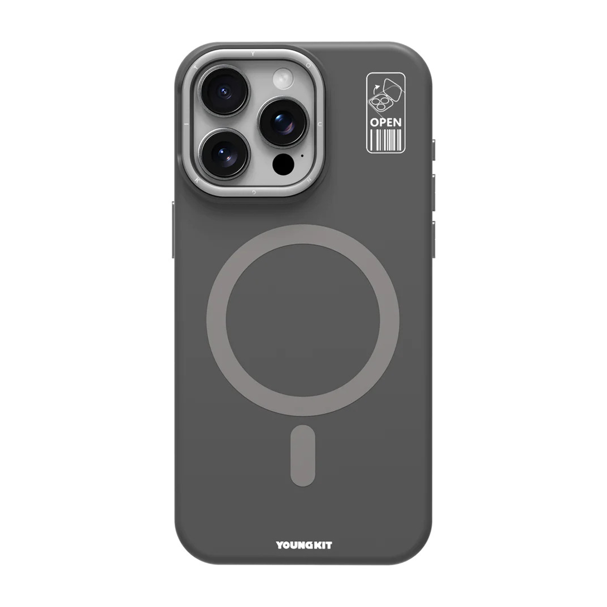 قاب گوشی اپل مدل iPhone 14 Pro Max مدل یانگ کیت Cream Silicone-small-image