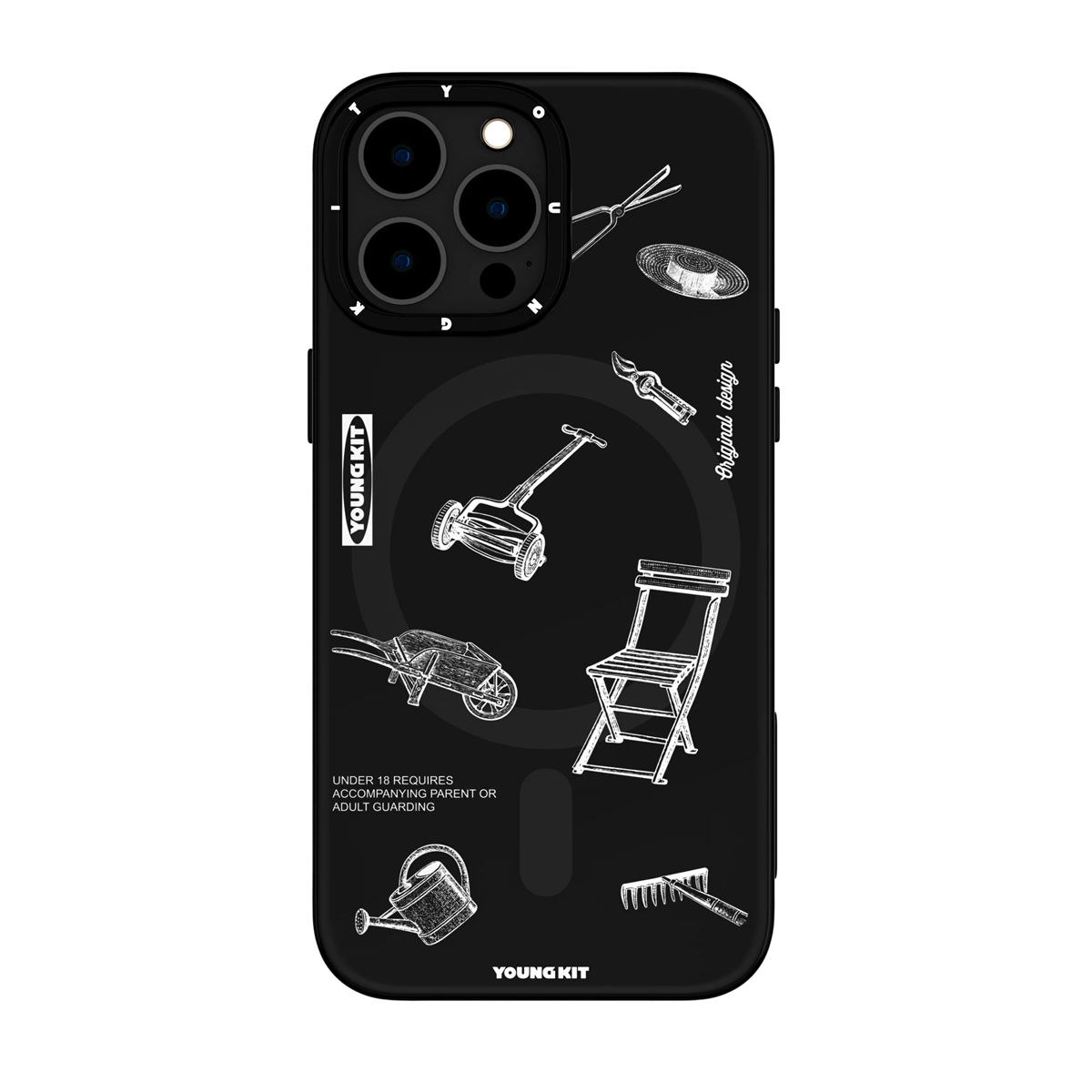 کاور گوشی اپل iPhone 14 Pro Max مدل YOUNGKIT COFFE-small-image