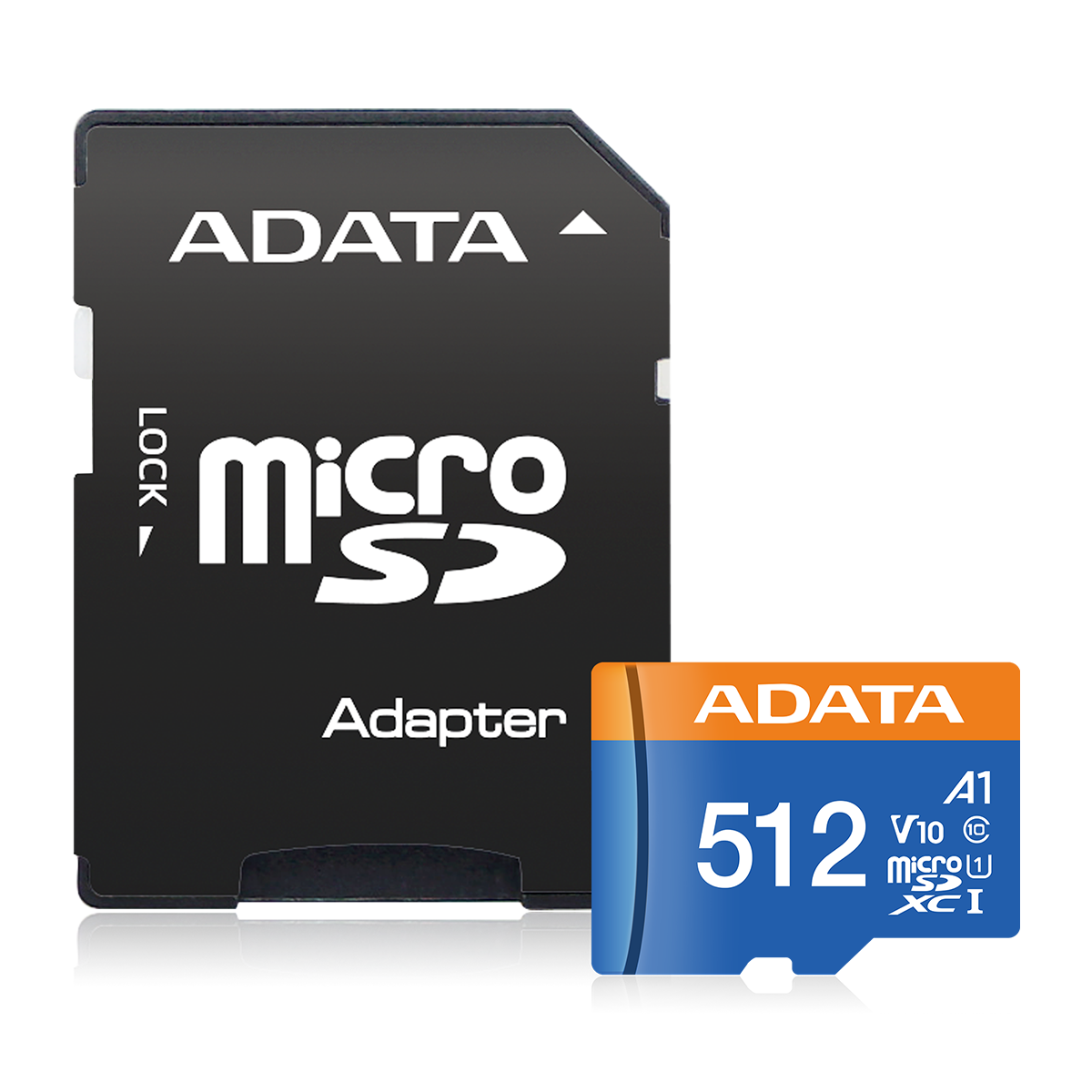 کارت حافظه microSDXC ای دیتا مدل Premier V10 A1 کلاس 10 استاندارد UHS-I سرعت 100MBps ظرفیت 512 گیگابایت همراه با آداپتور-small-image
