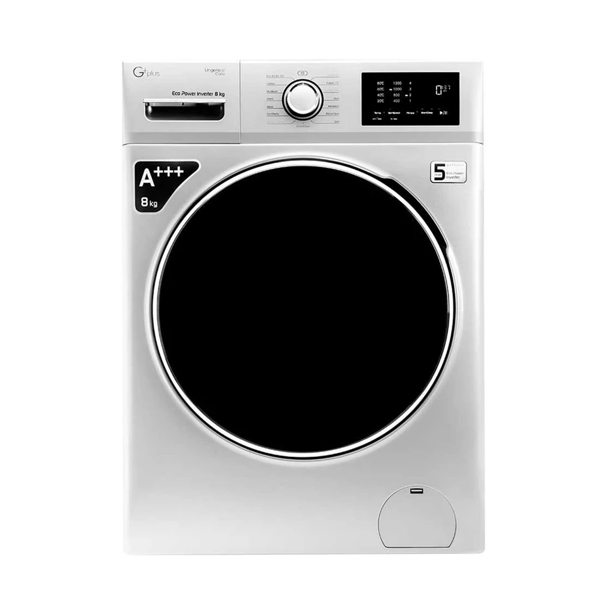 ماشین لباسشویی جی پلاس 8 کیلویی مدل GWM-M8220W-small-image