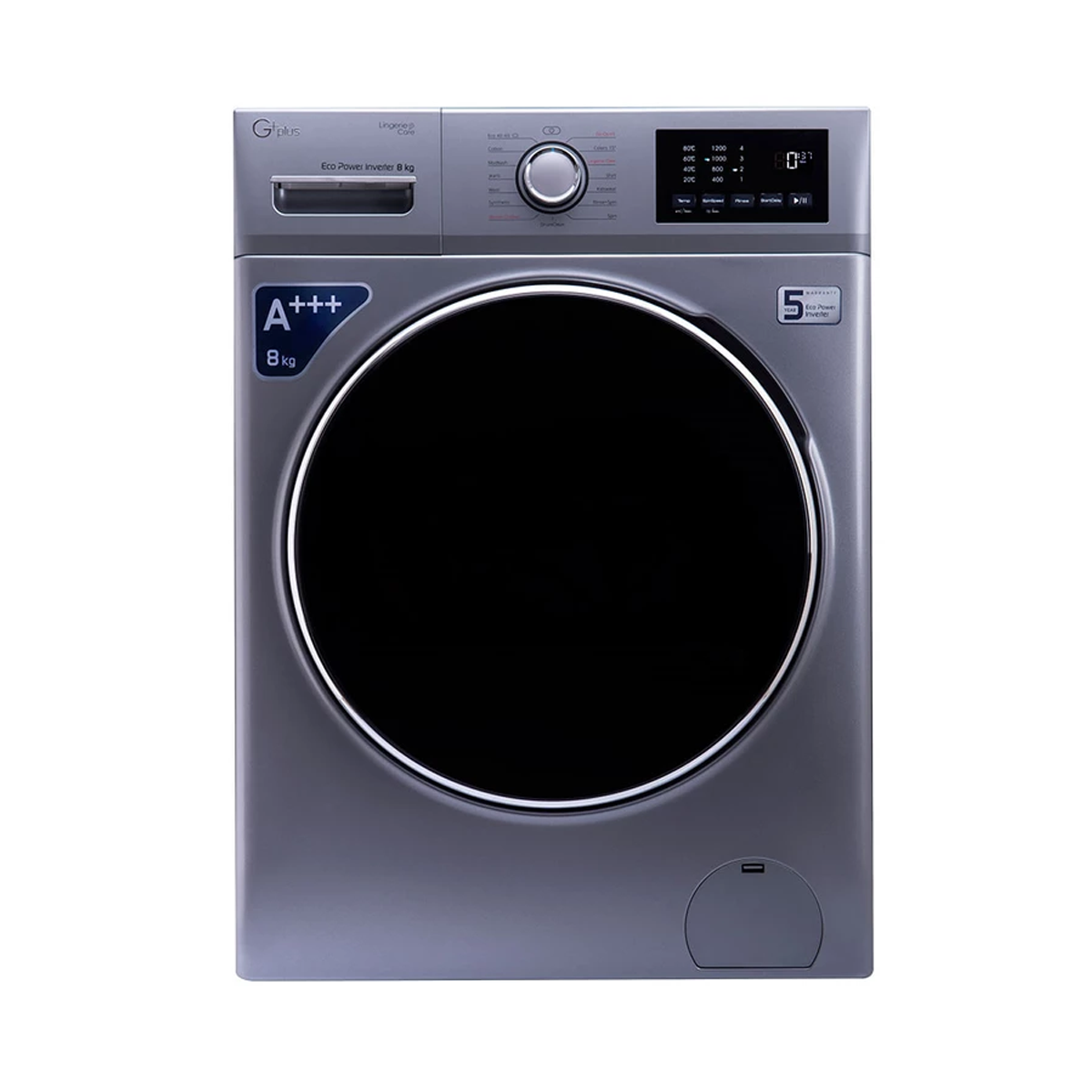 ماشین لباسشویی جی پلاس 8 کیلویی مدل GWM-M8220T-small-image