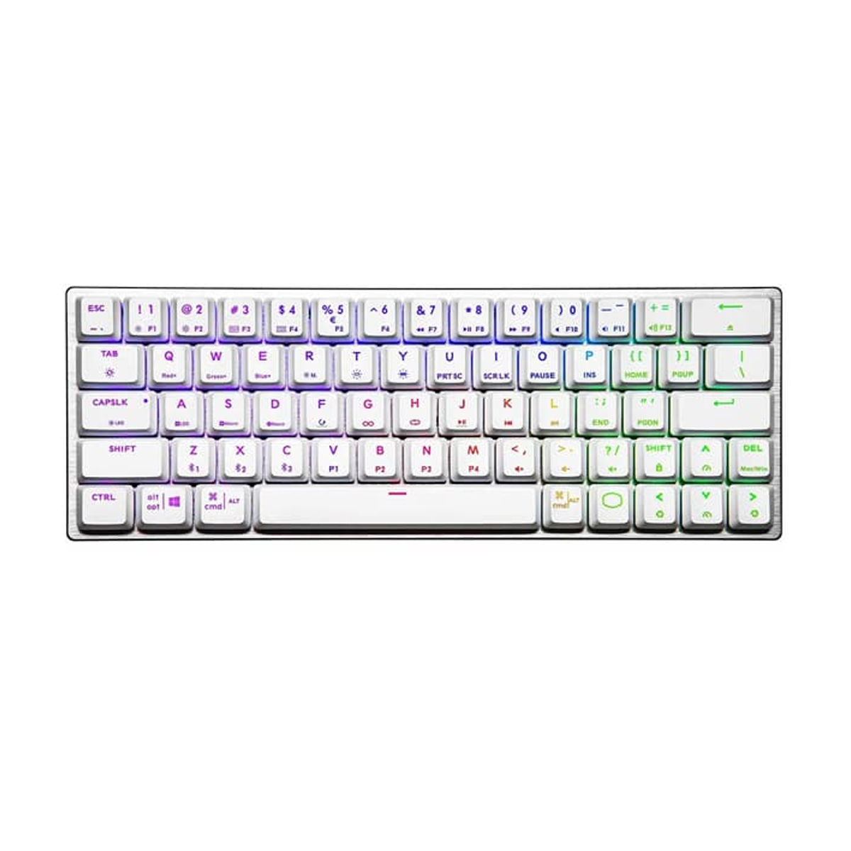 کیبورد گیمینگ کولر مستر مدل SK622 White-small-image