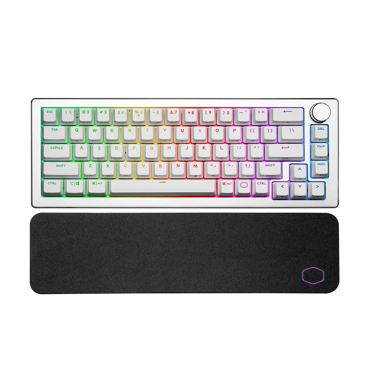 کیبورد گیمینگ کولر مستر مدل CK721 White-small-image