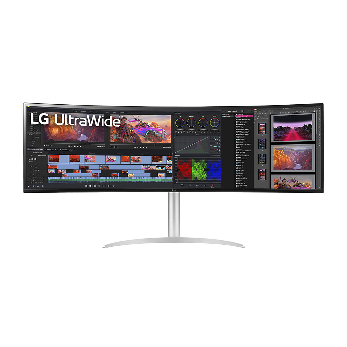 مانیتور ال جی مدل 49WQ95C-W سایز 49 اینچ-small-image