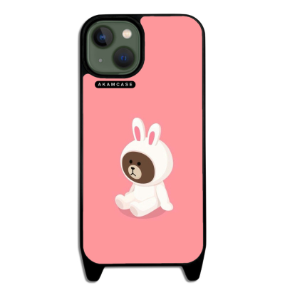 کاور آکام مدل AMCWLA13-BROWN14 مناسب برای گوشی موبایل اپل iPhone 13