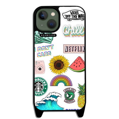 کاور آکام مدل AMCWLA13-GOOD VIBES14 مناسب برای گوشی موبایل اپل iPhone 13