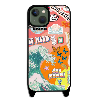 کاور آکام مدل AMCWLA13-GOOD VIBES15 مناسب برای گوشی موبایل اپل iPhone 13