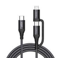  کابل تبدیل USB-C به USB-C/MicroUSB ای اِس آر مدل Braided Nylon طول 1 متر-small-image