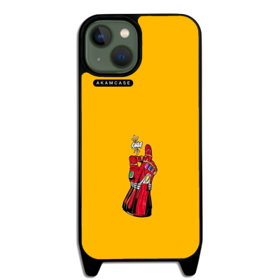 کاور آکام مدل AMCWLA13-IRON MAN1 مناسب برای گوشی موبایل اپل iPhone 13