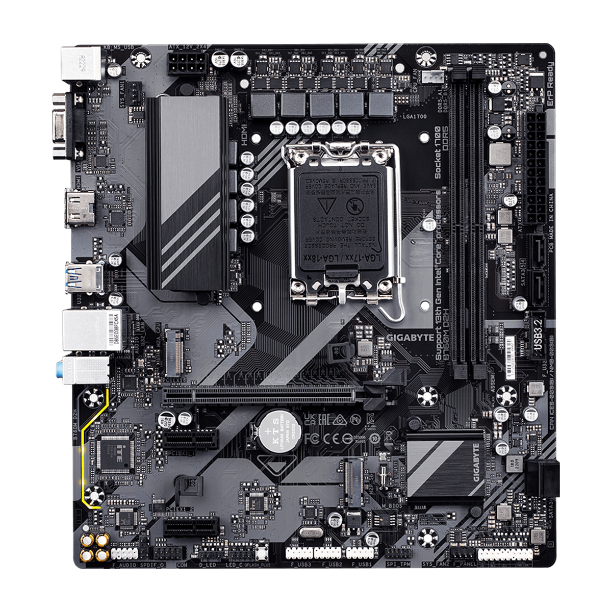 مادربرد گیگابایت مدل B760M D2H rev.1.0-small-image