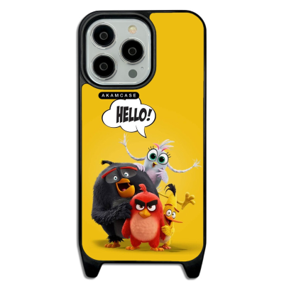 کاور آکام مدل AMCWLA13PRO-ANGRY BIRDS17 مناسب برای گوشی موبایل اپل iPhone 13 Pro