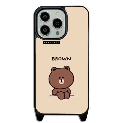 کاور آکام مدل AMCWLA13PRO-BROWN12 مناسب برای گوشی موبایل اپل iPhone 13 Pro