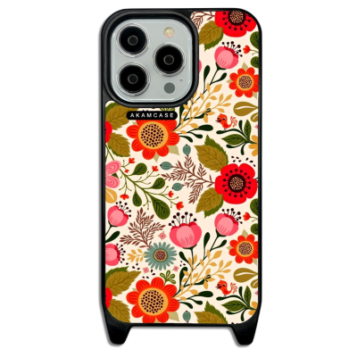 کاور آکام مدل AMCWLA13PRO-FLOWERS6 مناسب برای گوشی موبایل اپل iPhone 13 Pro
